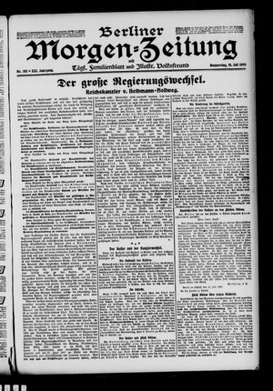 Berliner Morgen-Zeitung vom 15.07.1909