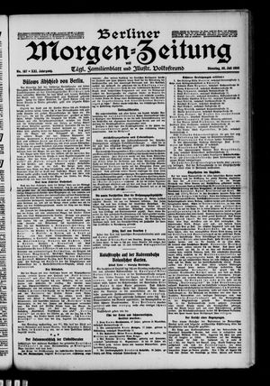 Berliner Morgen-Zeitung vom 20.07.1909