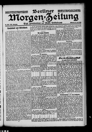 Berliner Morgen-Zeitung vom 21.07.1909