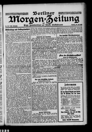 Berliner Morgen-Zeitung vom 25.07.1909