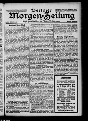 Berliner Morgen-Zeitung vom 28.07.1909