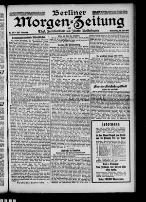 Berliner Morgen-Zeitung vom 29.07.1909
