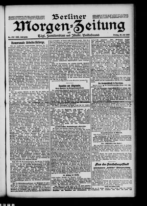 Berliner Morgen-Zeitung vom 30.07.1909