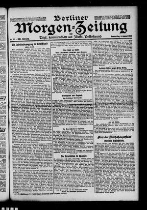 Berliner Morgen-Zeitung vom 05.08.1909