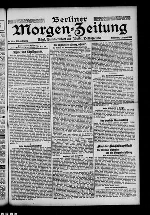 Berliner Morgen-Zeitung vom 07.08.1909