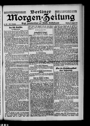 Berliner Morgen-Zeitung vom 10.08.1909