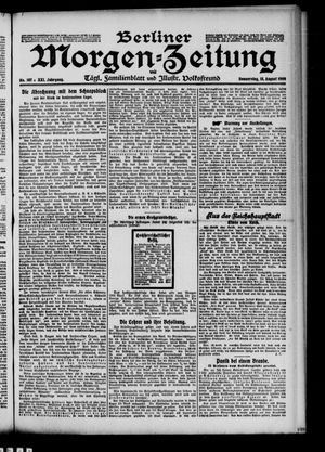 Berliner Morgen-Zeitung on Aug 12, 1909