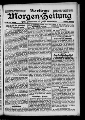 Berliner Morgen-Zeitung vom 13.08.1909