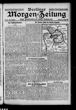 Berliner Morgen-Zeitung vom 24.08.1909