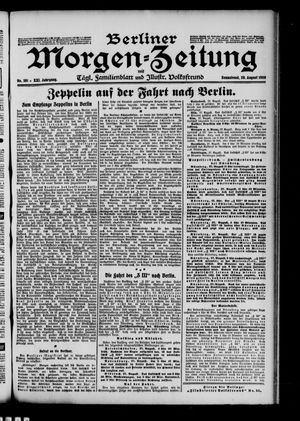 Berliner Morgen-Zeitung vom 28.08.1909