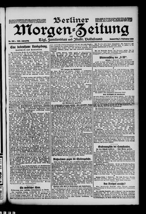 Berliner Morgen-Zeitung vom 02.09.1909