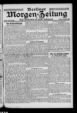 Berliner Morgen-Zeitung vom 03.09.1909