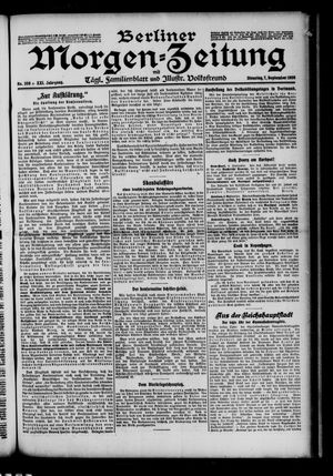 Berliner Morgen-Zeitung vom 07.09.1909