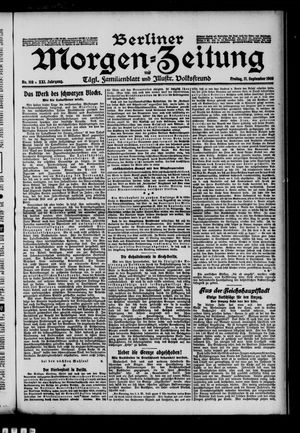 Berliner Morgen-Zeitung vom 17.09.1909