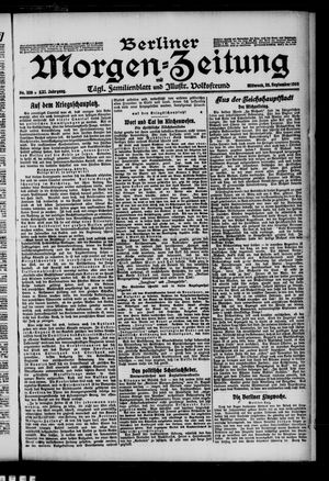 Berliner Morgen-Zeitung vom 29.09.1909