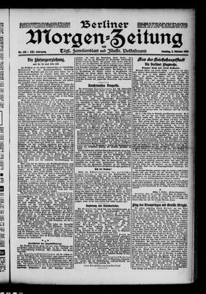 Berliner Morgen-Zeitung vom 03.10.1909