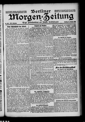 Berliner Morgen-Zeitung vom 10.10.1909