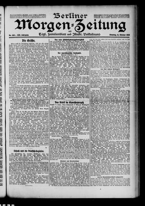 Berliner Morgen-Zeitung vom 12.10.1909