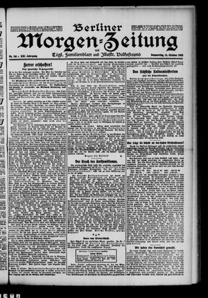 Berliner Morgen-Zeitung vom 14.10.1909