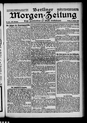 Berliner Morgen-Zeitung vom 15.10.1909