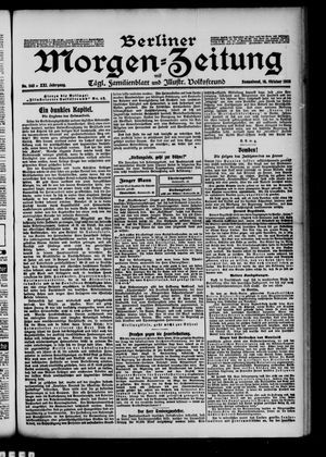 Berliner Morgen-Zeitung vom 16.10.1909