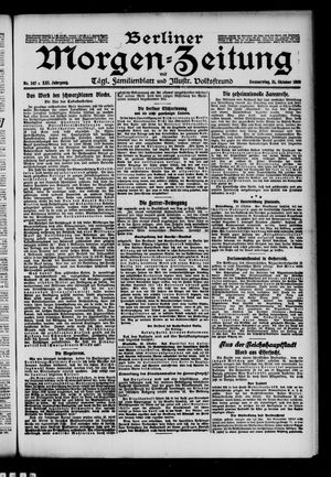 Berliner Morgen-Zeitung vom 21.10.1909