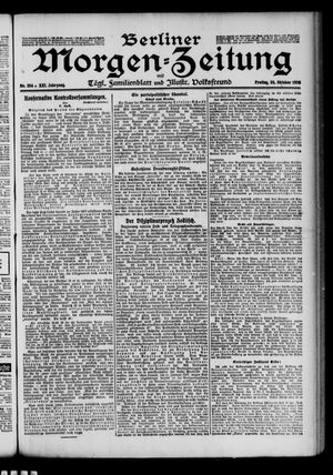 Berliner Morgen-Zeitung vom 29.10.1909