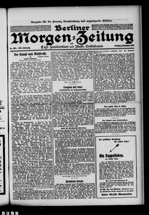 Berliner Morgen-Zeitung vom 03.12.1909