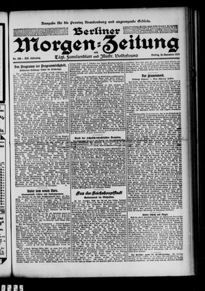 Berliner Morgen-Zeitung vom 10.12.1909