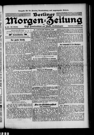 Berliner Morgen-Zeitung vom 11.12.1909