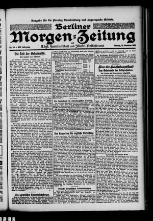 Berliner Morgen-Zeitung vom 12.12.1909