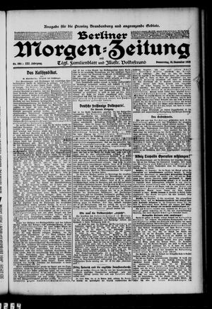 Berliner Morgen-Zeitung vom 16.12.1909
