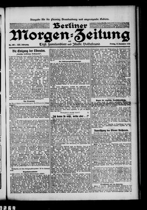 Berliner Morgen-Zeitung vom 17.12.1909