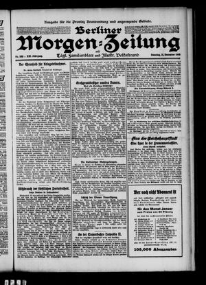 Berliner Morgen-Zeitung vom 21.12.1909