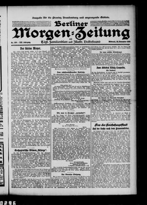 Berliner Morgen-Zeitung vom 22.12.1909