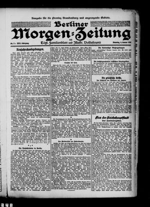 Berliner Morgenzeitung vom 04.01.1910