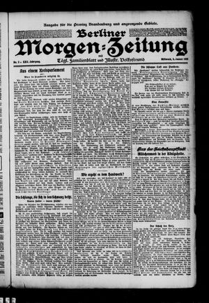 Berliner Morgenzeitung vom 05.01.1910