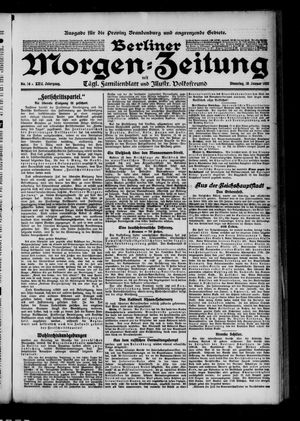 Berliner Morgen-Zeitung vom 18.01.1910
