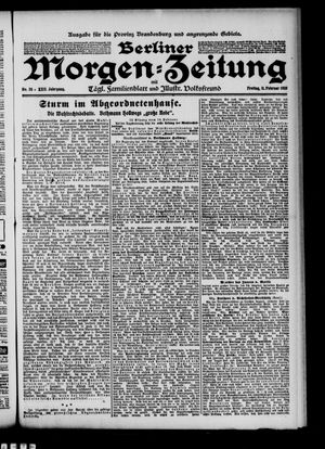 Berliner Morgen-Zeitung vom 11.02.1910