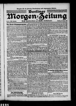 Berliner Morgen-Zeitung vom 22.02.1910