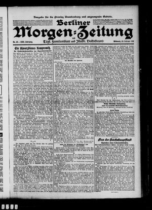 Berliner Morgenzeitung vom 23.02.1910