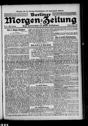 Berliner Morgenzeitung vom 04.03.1910
