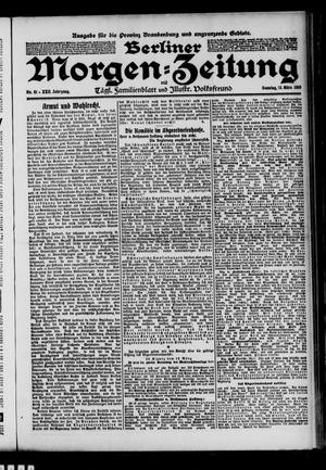 Berliner Morgenzeitung vom 13.03.1910