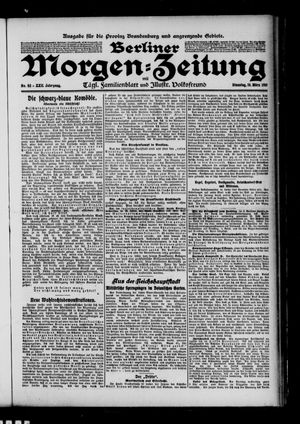 Berliner Morgenzeitung vom 15.03.1910