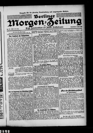 Berliner Morgenzeitung vom 02.04.1910