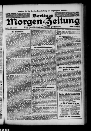 Berliner Morgenzeitung vom 17.04.1910
