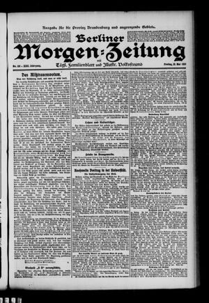 Berliner Morgen-Zeitung vom 13.05.1910