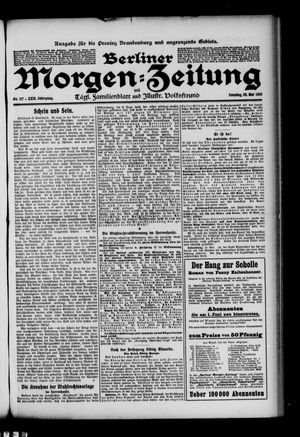 Berliner Morgen-Zeitung vom 22.05.1910