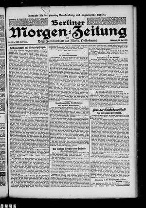 Berliner Morgen-Zeitung vom 25.05.1910