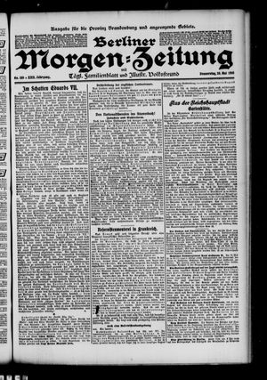 Berliner Morgen-Zeitung vom 26.05.1910